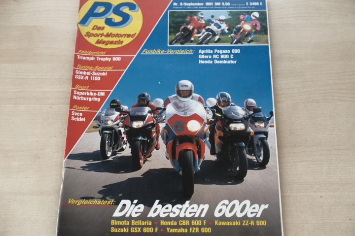 Deckblatt PS Sport Motorrad (09/1991)